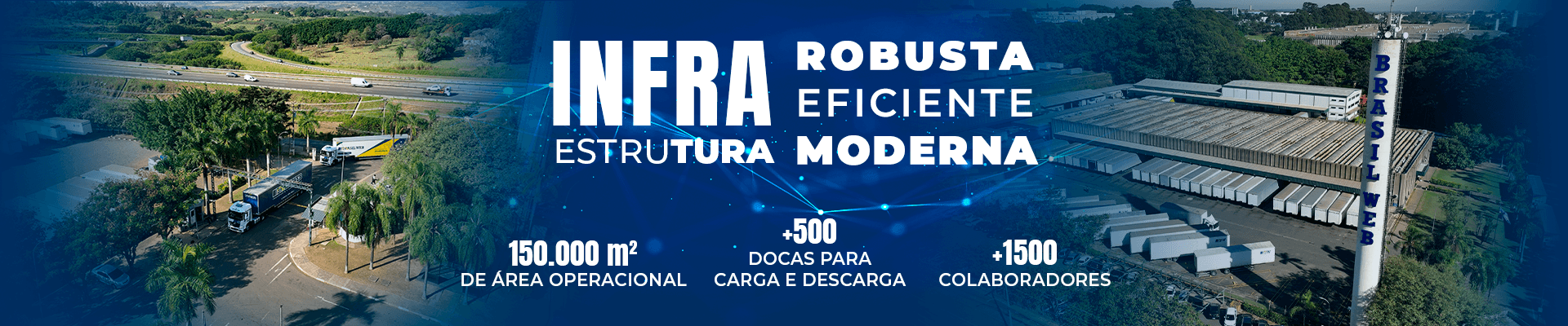 Infraestrutura robusta e eficiente